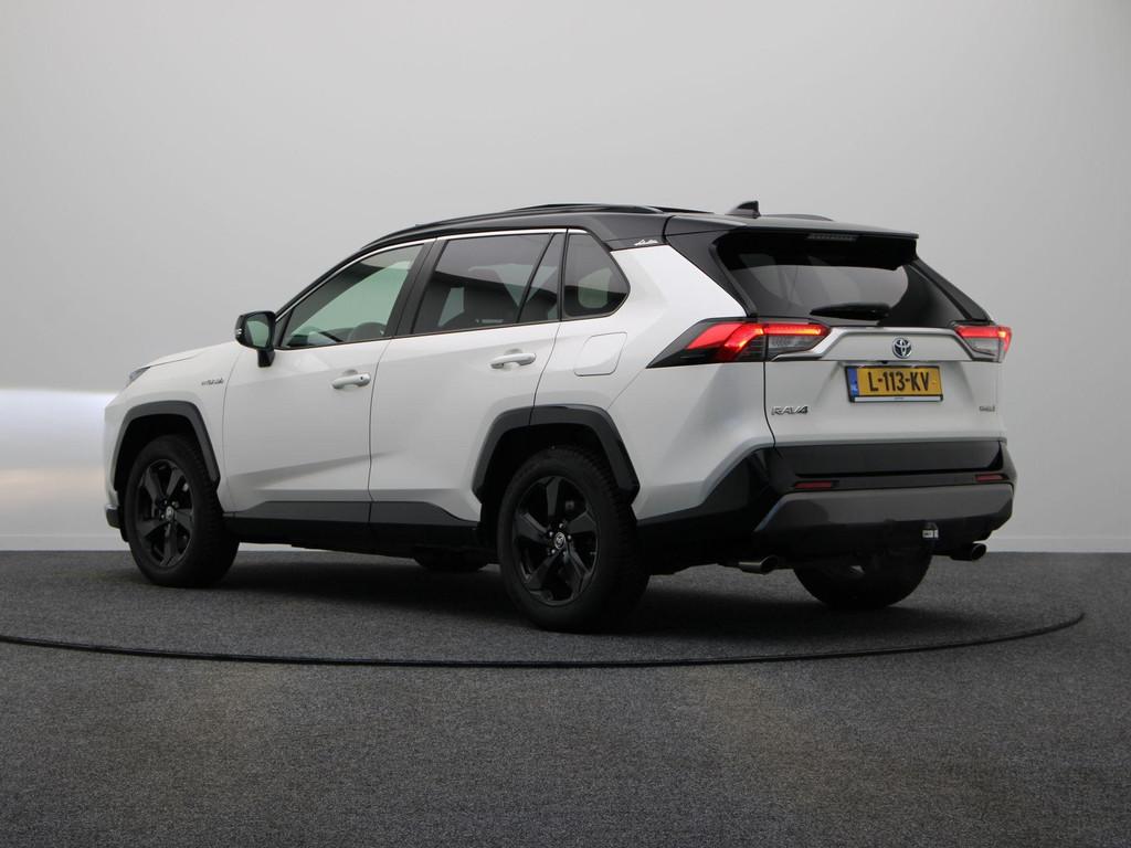 Toyota RAV4 2.5 Hybrid Bi-Tone | Panoramadak | Stuur, Stoel,, Stof, Gebruikt, Euro 6, 4 cilinders