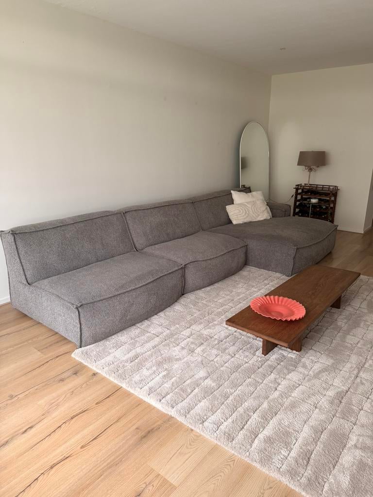 Bankstel - Zo goed als nieuw, Huis en Inrichting, Ophalen, 250 tot 300 cm, 100 tot 125 cm, Hoekbank