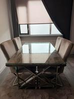 Complete tafelset, Huis en Inrichting, Tafels | Salontafels, Zo goed als nieuw, Minder dan 50 cm, Rechthoekig, 50 tot 100 cm