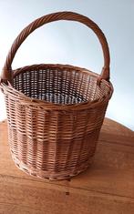 PLukmand met hengsel, Mand, Rond, Ophalen of Verzenden, Zo goed als nieuw