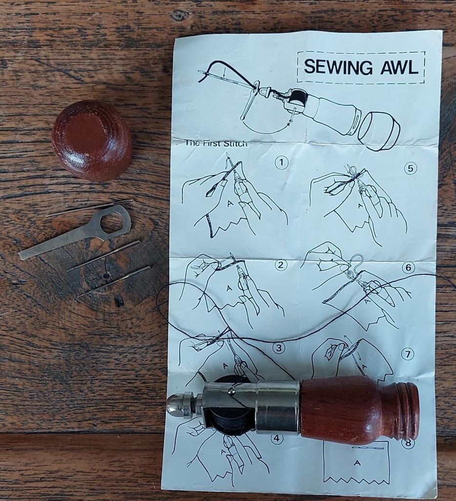 Hand  naaimachine voor zware stof of leer SEWING AWL 10,00, Ophalen of Verzenden, Nieuw, Garen of Naald(en)