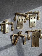 Deurbeslag deurklink goud messing, Doe-het-zelf en Verbouw, Hang- en Sluitwerk, Ophalen of Verzenden, Koper of Messing, Klink of Kruk