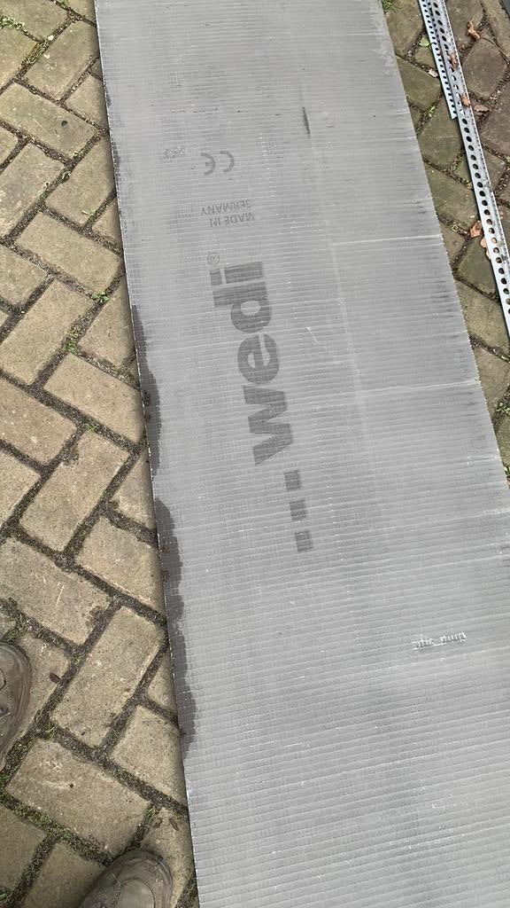 Wedi isolatie plaat, Doe-het-zelf en Verbouw, Minder dan 4 cm, Overige materialen, Ophalen of Verzenden, Zo goed als nieuw