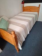 1pers Grenen bed  gratis, Ophalen, Gebruikt, 90 cm, Eenpersoons