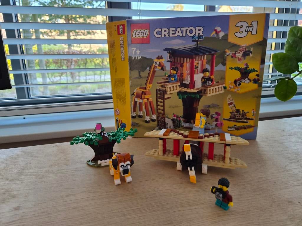 Lego Creator 31116 Safari Wildlife Boomhut 3-in-1, Compleet, Lego, Ophalen of Verzenden, Zo goed als nieuw