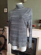 Purdey beige zwarte gestreepte dubbel laags top XXL, Verzenden, Zwart, Maat 42/44 (L), Zo goed als nieuw