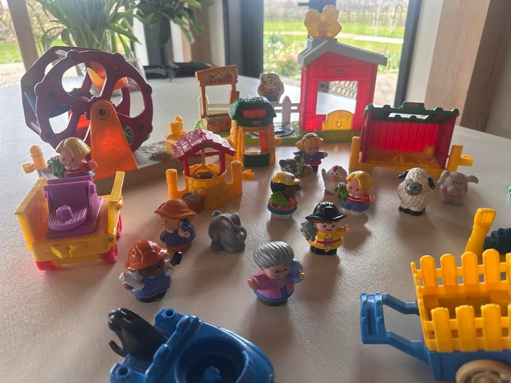 Fisher Price Little People Boerderij, Kermis & Trein Speelse, Ophalen of Verzenden, Gebruikt, Speelset