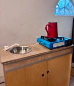 Compact camper keukentje met pomp en gaspit, Ophalen of Verzenden, Gebruikt