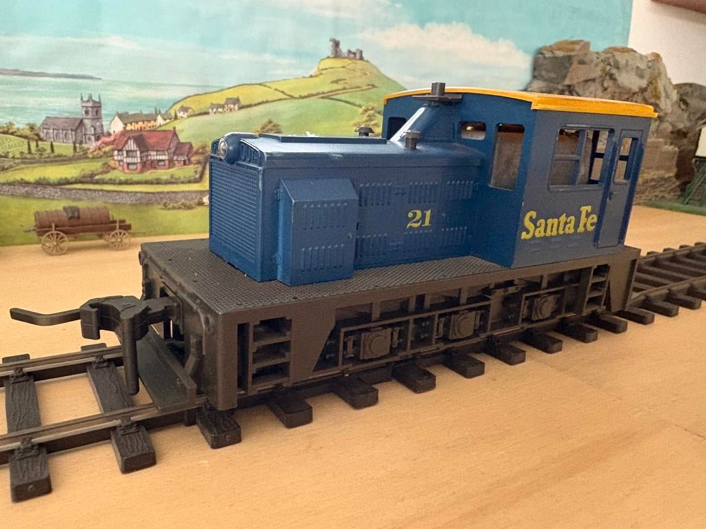 Roco Atlas spoor 0 USA rangeerloc defect, Overige merken, Gebruikt, Verzenden, Gelijkstroom