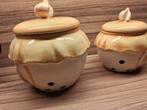 Aardewerk ui- en knoflookpot, Ophalen of Verzenden, Zo goed als nieuw, Overige materialen, Minder dan 25 cm