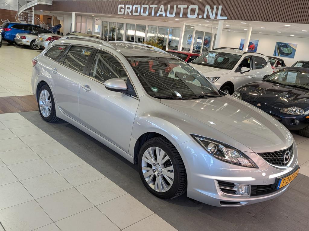 Mazda 6 Sportbreak 2.0 S-VT TS Automaat Airco, Cruise Contro, Auto's, Mazda, Stof, Gebruikt, Parkeersensor, 4 cilinders