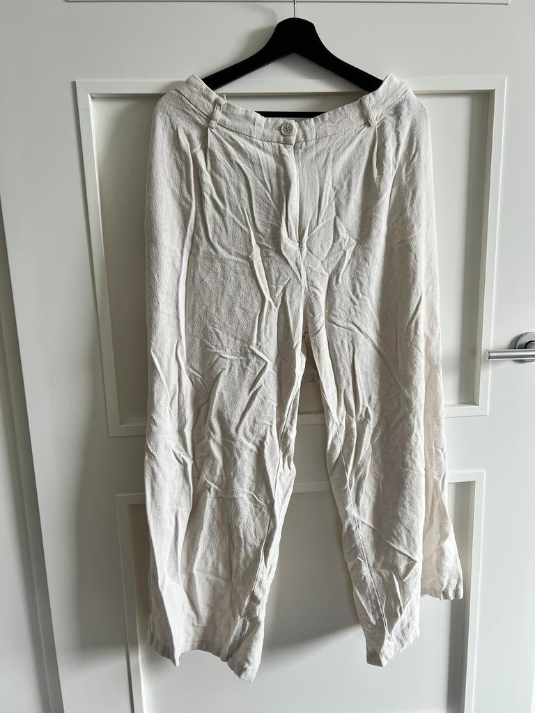Witte pantalon • 46 • Shein, Kleding | Dames, Broeken en Pantalons, Wit, Maat 46/48 (XL) of groter, Nieuw, Ophalen of Verzenden