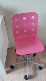 Roze bureaustoel Jules van Ikea, Ophalen of Verzenden, Gebruikt, Roze