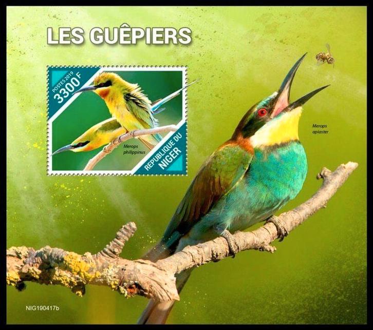 62 veiling van 27-28 en 01 mrt Niger, Postzegels en Munten, Postzegels | Thematische zegels, Postfris, Dier of Natuur, Ophalen of Verzenden