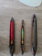 Drie schietspoelen ., Ophalen