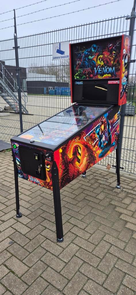 MARVEL VENOM PREMIUM PINBALL HOME USE ONLY FLIPPERKAST, Ophalen, Stern, Zo goed als nieuw, Dot-matrix