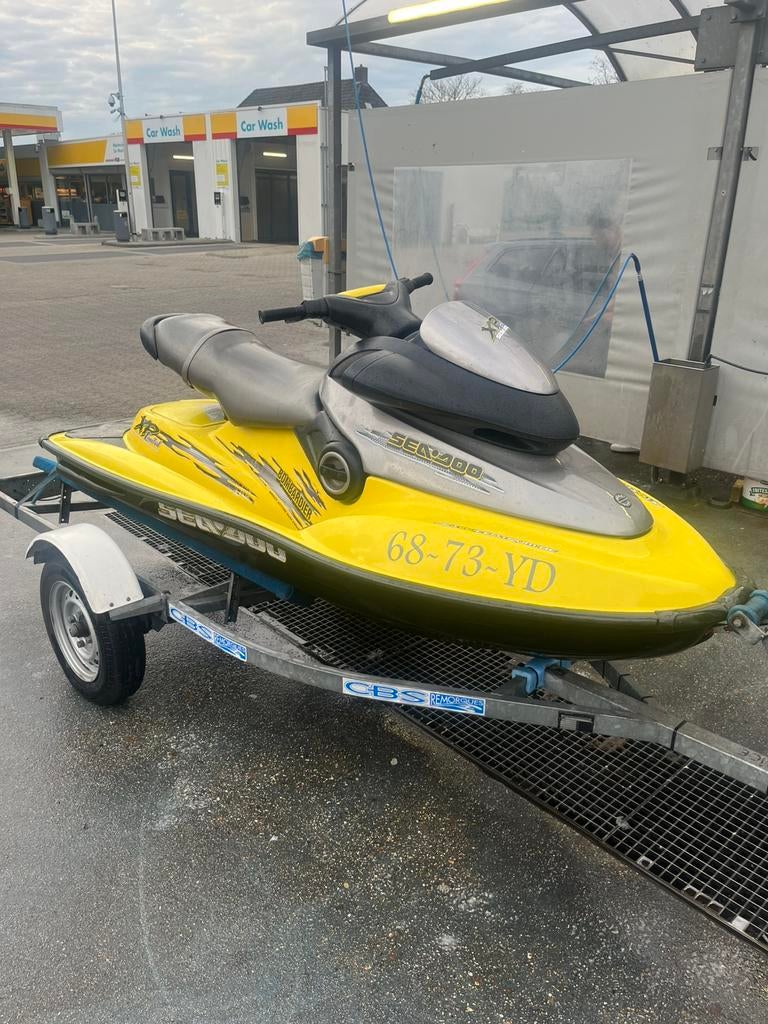 Seadoo bombardier xp 135 jetdki waterscooter, Ophalen, Zo goed als nieuw, Benzine, 120 tot 200 pk