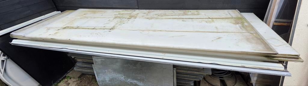 4 polycarbonaatplaten, Tuin en Terras, Overkappingen, Gebruikt, Ophalen of Verzenden