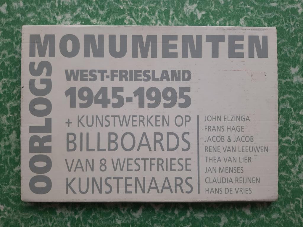 map 25 kaarten Oorlogsmonumenten West-Friesland 1945-1995, Verzamelen, Ophalen of Verzenden, 1980 tot heden, Ongelopen, Noord-Holland
