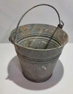 Zinken emmer met hengsel, Ophalen of Verzenden