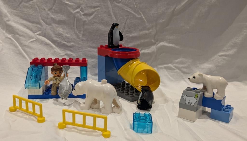 Lego Duplo set pooldieren 5633, Kinderen en Baby's, Speelgoed | Duplo en Lego, Ophalen, Gebruikt, Compleet, Duplo