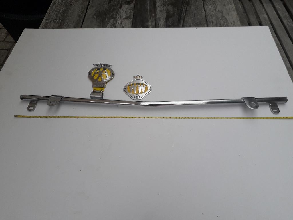 Chromen,  bumper lampen badges beugel., Auto-onderdelen, Ophalen of Verzenden, Overige automerken