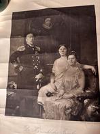 Oude poster: Koninklijke Familie Wilhelmina, Hendrik, Julian, Ophalen of Verzenden, Gebruikt