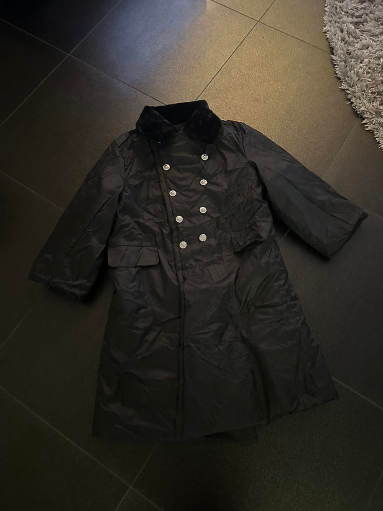 Chinese zwarte beveiligingsjas type87, Ophalen of Verzenden, Landmacht, Nederland, Kleding of Schoenen