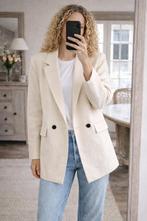 Nieuw - Oversized Blazer van Pull & Bear in maat M, Maat 38/40 (M), Beige, Nieuw, Ophalen of Verzenden