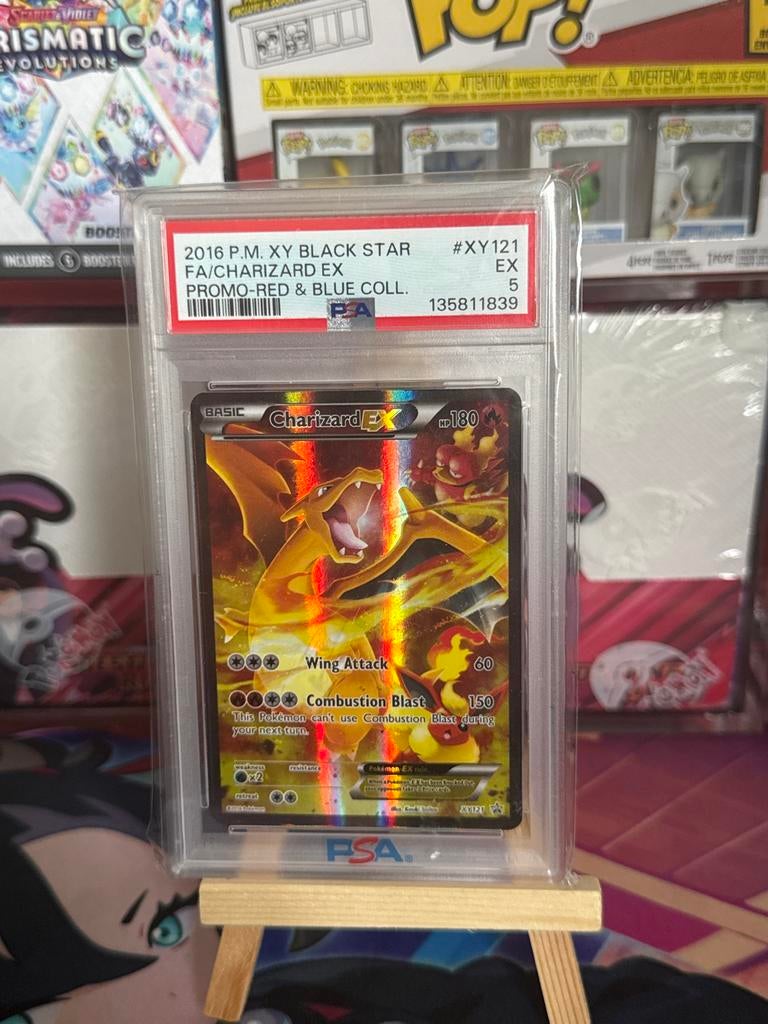Pokémon Charizard EX XY121 Promo PSA 5, Verzenden, Gebruikt, Losse kaart