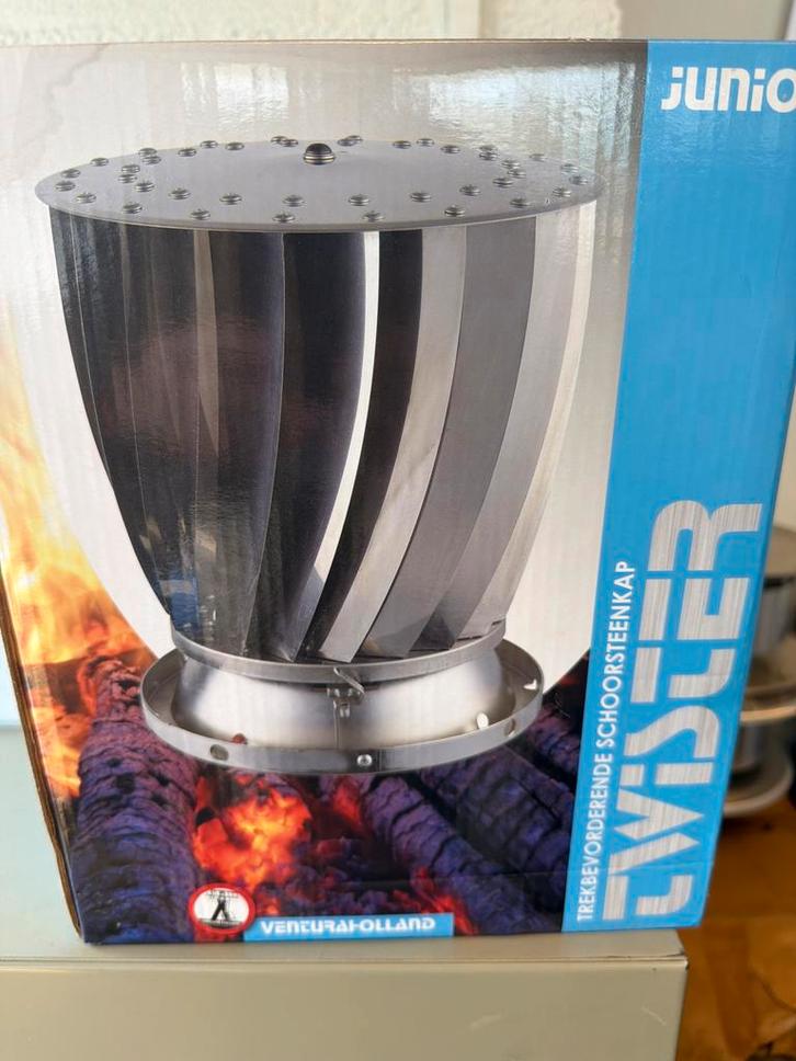Schoorsteenkap Ventura Twister Junior nieuw in doos, Doe-het-zelf en Verbouw, Verwarming en Radiatoren, Nieuw, Overige typen, Ophalen of Verzenden