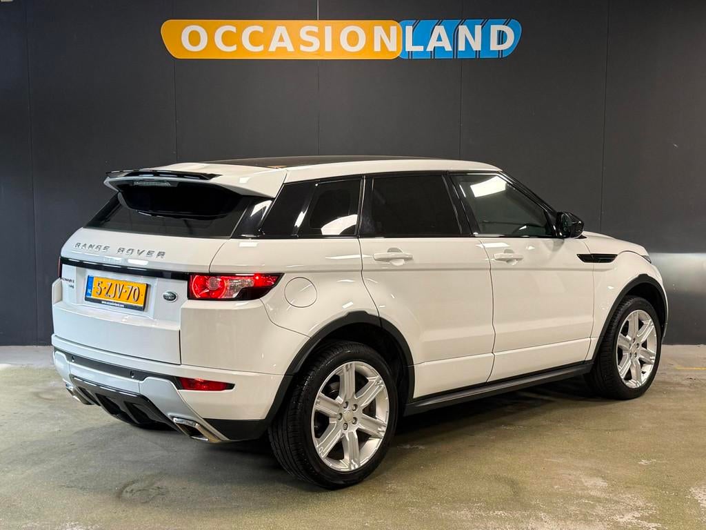 Land Rover Range Rover Evoque 2.0 Si 4WD Prestige|PANO|SFEER, Auto's, Euro 5, Zwart, 4 cilinders, Wit