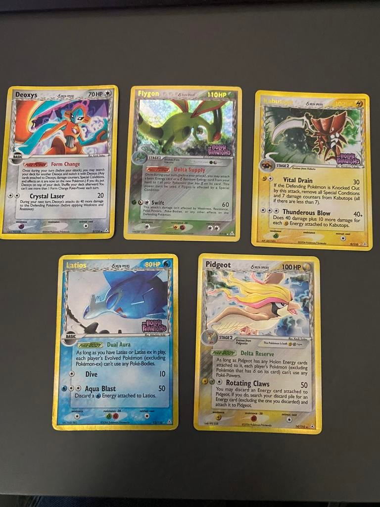5 Zeldzame Holon Phantoms kaarten!, Ophalen of Verzenden, Zo goed als nieuw