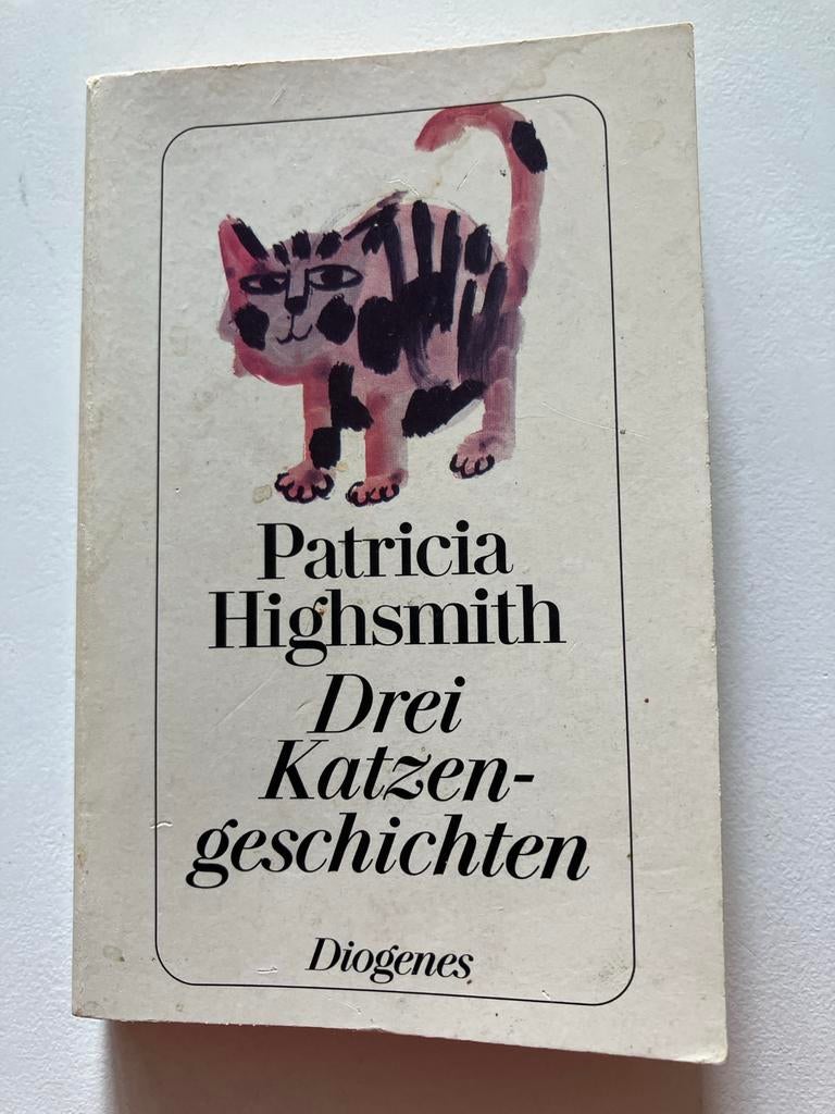 Patricia Highsmith - Drei Katzen-geschichten, Ophalen of Verzenden, Gelezen, Europa overig