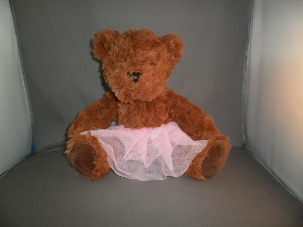 lucardi juwelier beer 30 cm bruin harig en zachte poot zolen, Ophalen of Verzenden, Nieuw, Beer