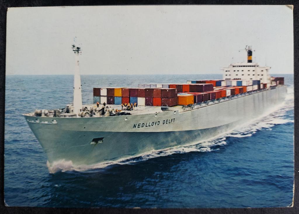 Nedlloyd Delft kaart, Ophalen of Verzenden, Gebruikt, Kaart, Foto of Prent