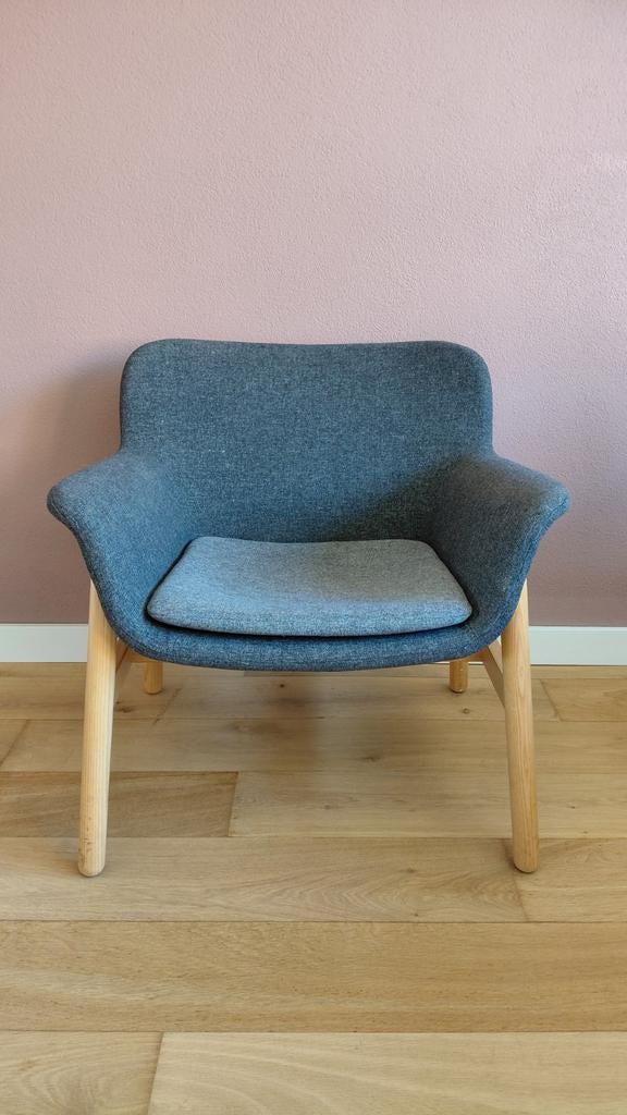 IKEA fauteuil / stoel grijs, Huis en Inrichting, Stoelen, Ophalen, Gebruikt, Eén, Stof
