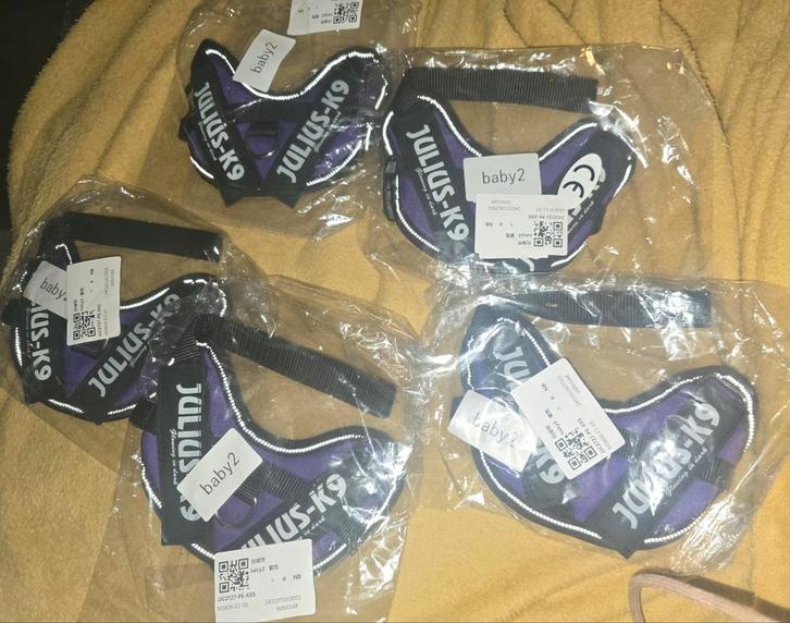 7 nieuwe honden tuigjes maat xxs volwassen chihuahua formaat, Dieren en Toebehoren, Hondenhalsbanden en Penningen, Nieuw, Ophalen