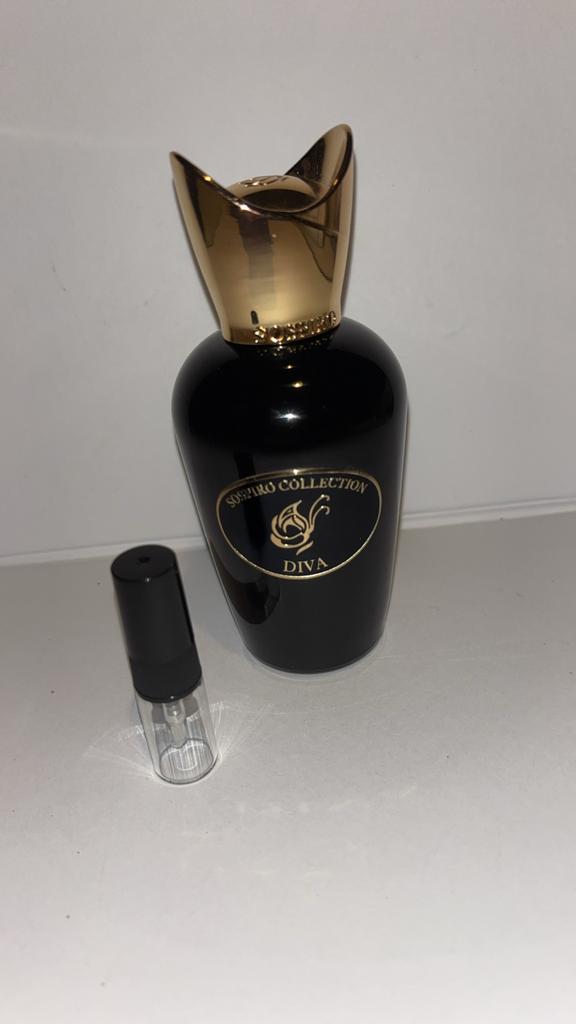 Sospiro Diva 2ml Decant, Verzenden, Zo goed als nieuw