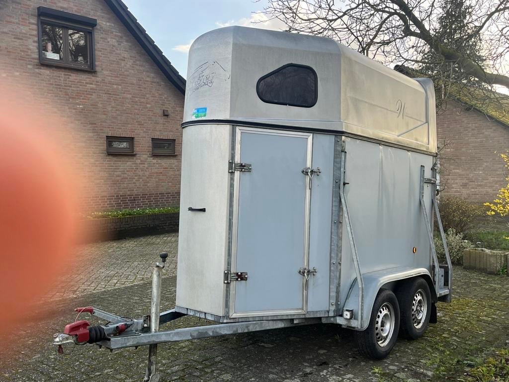 Weijer 1,5-paards paardentrailer | BJ 2002 | Licht & netjes, Dieren en Toebehoren, Paarden en Pony's | Trailers en Aanhangwagens