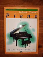Piano Lesboek Niveau 3 - Ned. Uitg. - Alfred Basic Piano, Overige genres, Les of Cursus, Ophalen of Verzenden, Zo goed als nieuw