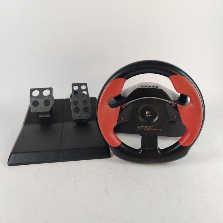Logitech Wingman Formula Force GP Stuur + pedalen voor PC, Computers en Software, Joysticks, Ophalen of Verzenden