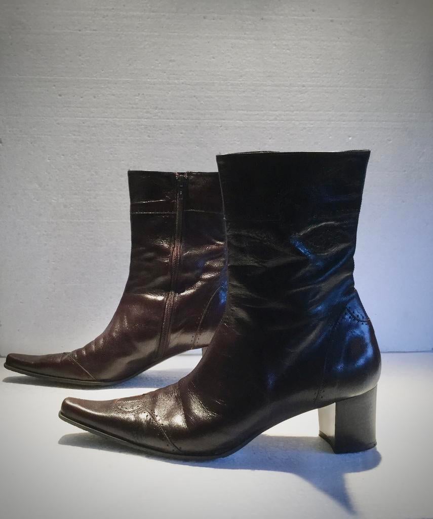 Gomma Davos design dames enkel laarzen 37, Kleding | Dames, Schoenen, Bruin, Lage of Enkellaarzen, Ophalen of Verzenden, Zo goed als nieuw