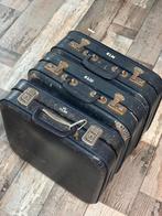 3 KLM koffertjes, Overige materialen, Gebruikt, Minder dan 50 cm, Ophalen of Verzenden