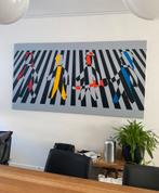 Groot Schilderij The Beatles Abbey Road - 210x110 cm, Ophalen