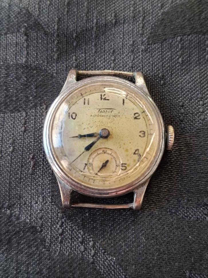 Zeer vroege TISSOT Antimagnetique, Sieraden, Tassen en Uiterlijk, Horloges | Antiek, Polshorloge, Tissot, Staal, 1930 tot 1960
