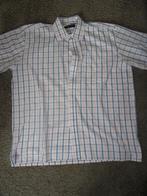 Sportief geruit overhemd korte mouw, maat 41, Kleding | Heren, Overhemden, Ophalen of Verzenden, Gedragen, Blauw, Halswijdte 41/42 (L)