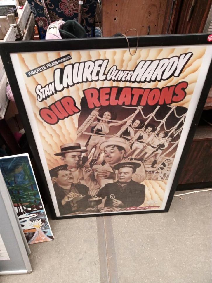 Stan Laurel Oliver Hardy our relations, Verzamelen, Film en Tv, Zo goed als nieuw, Ophalen of Verzenden