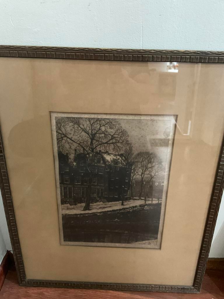 Cornelis Brandenburg (1884-1954), Spiegelgracht in Amsterdam, Ophalen of Verzenden