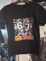 Zwart T-shirt maat 116 met 'Six Seven' print, Jongen of Meisje, Nieuw, Ophalen of Verzenden, Shirt of Longsleeve